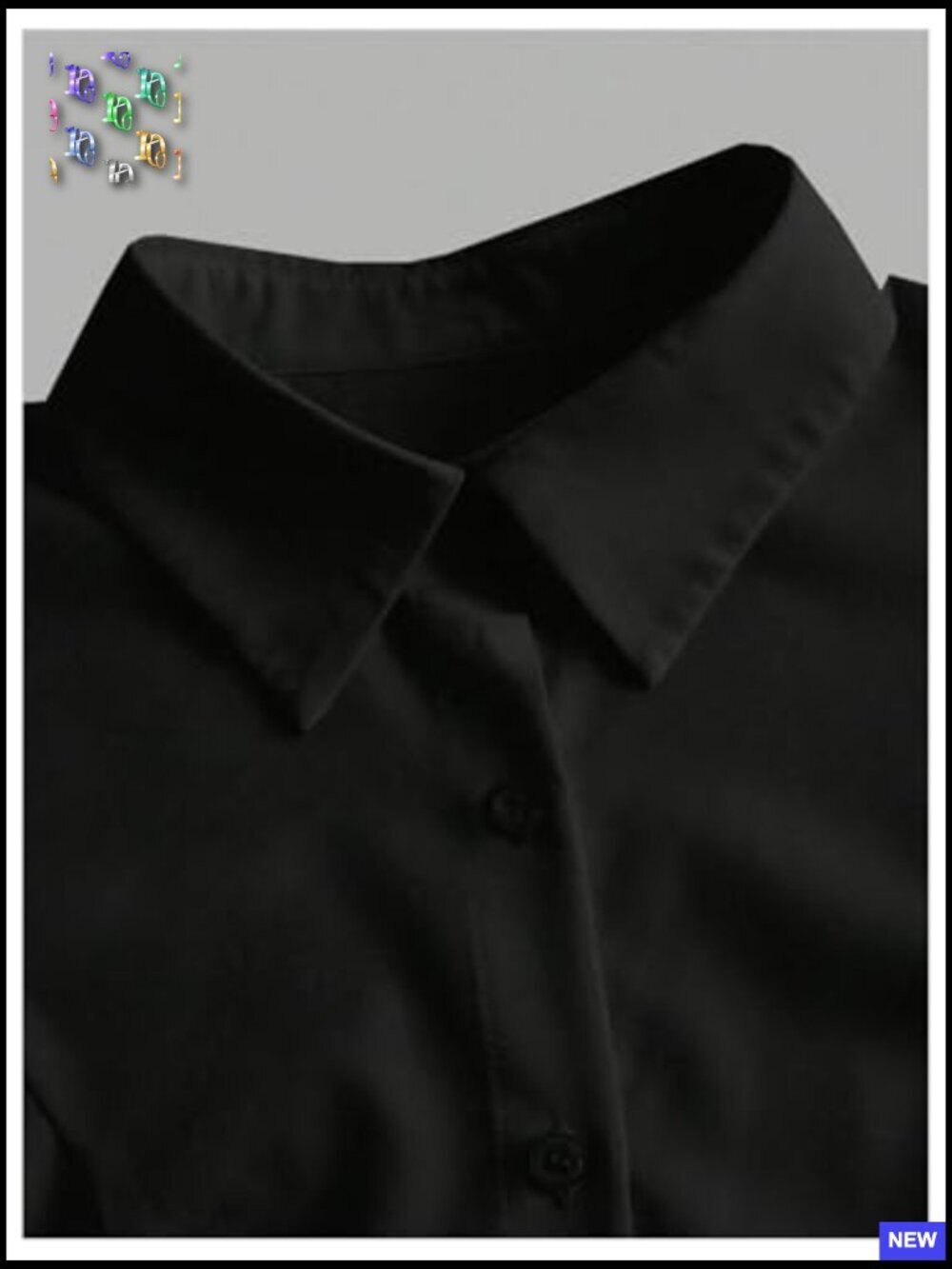Elegant Puff Long Sleeve Collared Button Down Blouse Top Office Work Wear - Picture 4 of 5